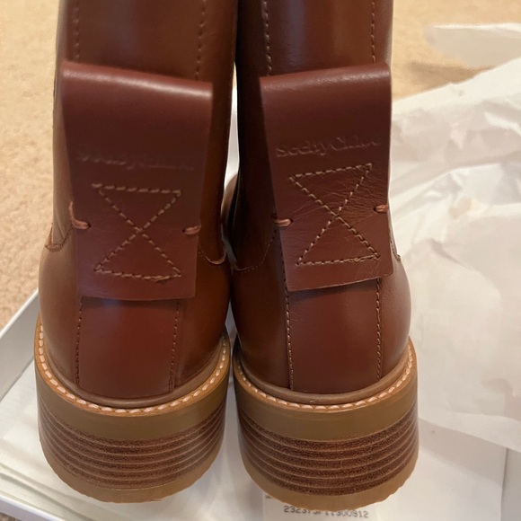 See by Chloe Tan Bonni Chelsea Boots new in box IT41 - Picture 10 of 11